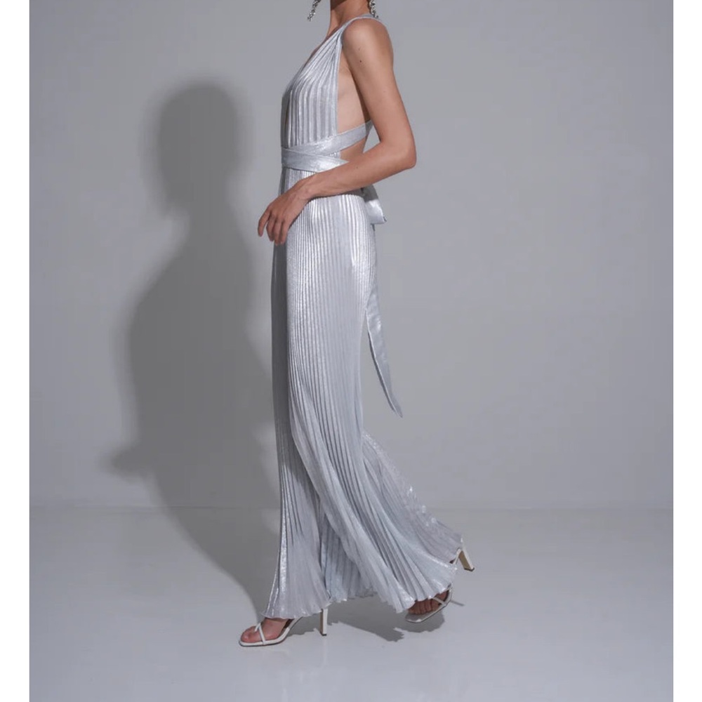 NWT L’Idée metallic jumpsuit, size AU8 (US small) - Picture 3 of 4